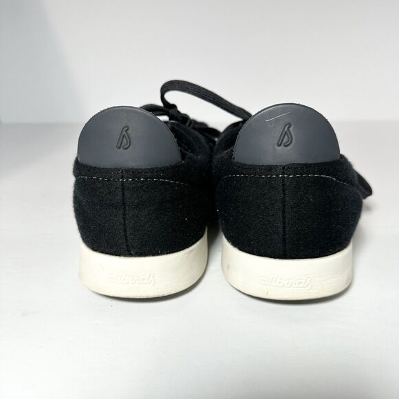 Allbirds Wool Piper Black White Walking Casual Low Shoe Sneaker Mens Size 12 - Picture 6 of 8